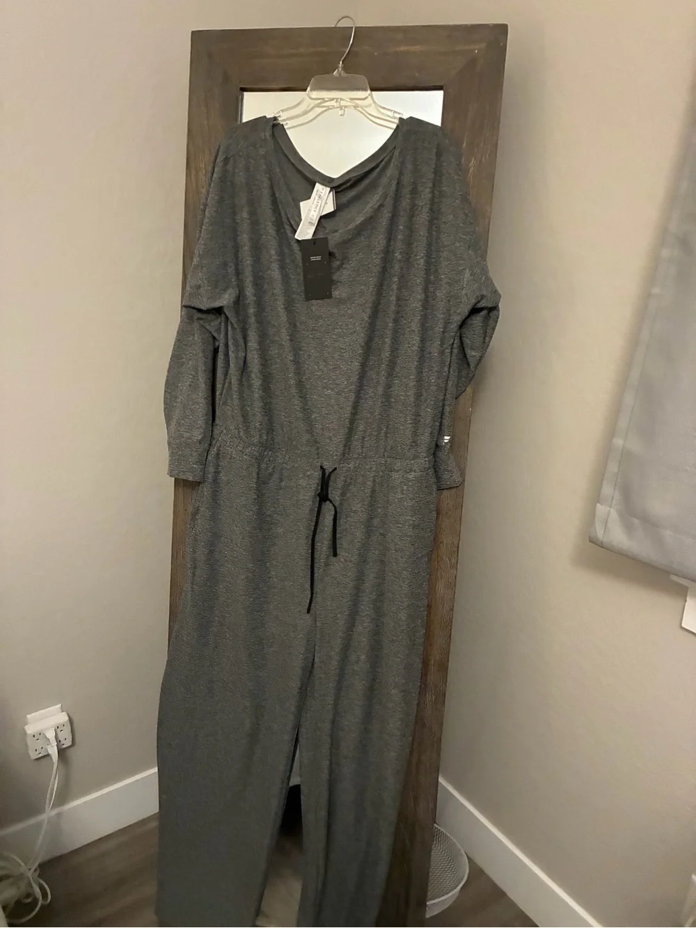 NWT Fablectics Cloud Jersey Off Shoulder Onesie sz XL $129 Cloud Jersey Unbeliev